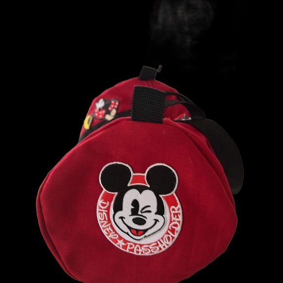 One of A Kind Cartoon Themed Full Zippered Wrist Carry Bag  With Pockets - Picture 4 of 5